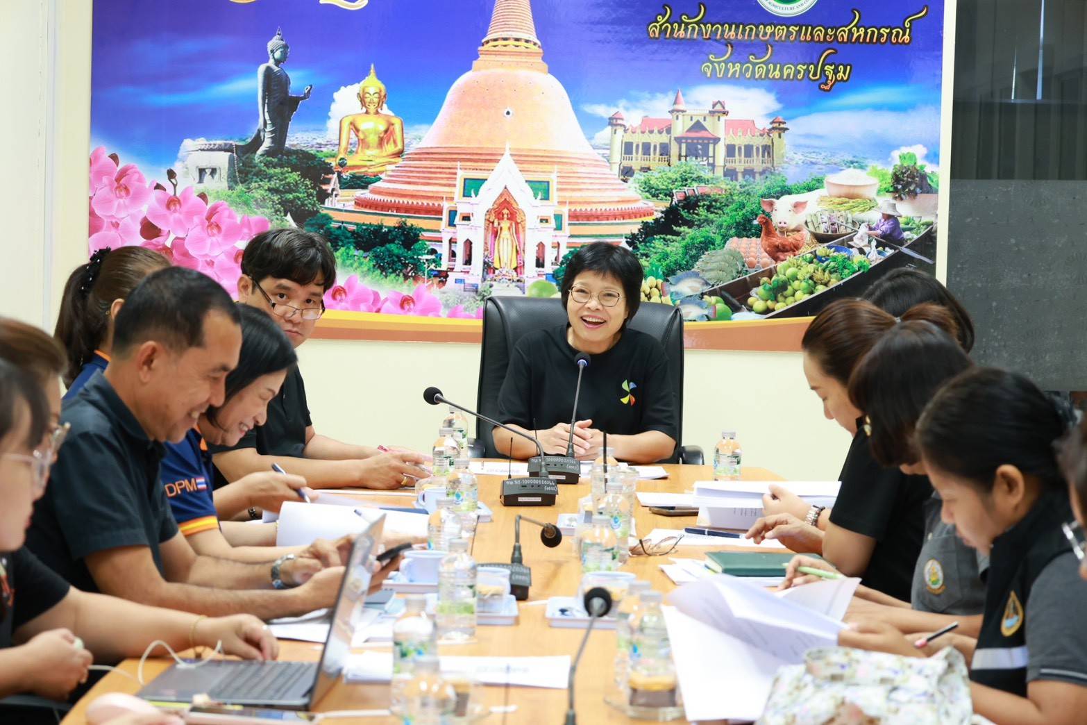 title - ส.ป.ก.นครปฐม เข้าร่วมการประชุม คณะกรรมการศูนย์ติดตามและแก้ไขปัญหาภัยพิบัติด้านการเกษตรจังหวัดนครปฐม ครั้งที่ 2/2569